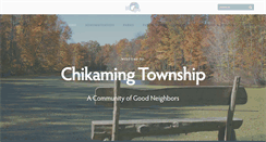 Desktop Screenshot of chikamingtownship.org